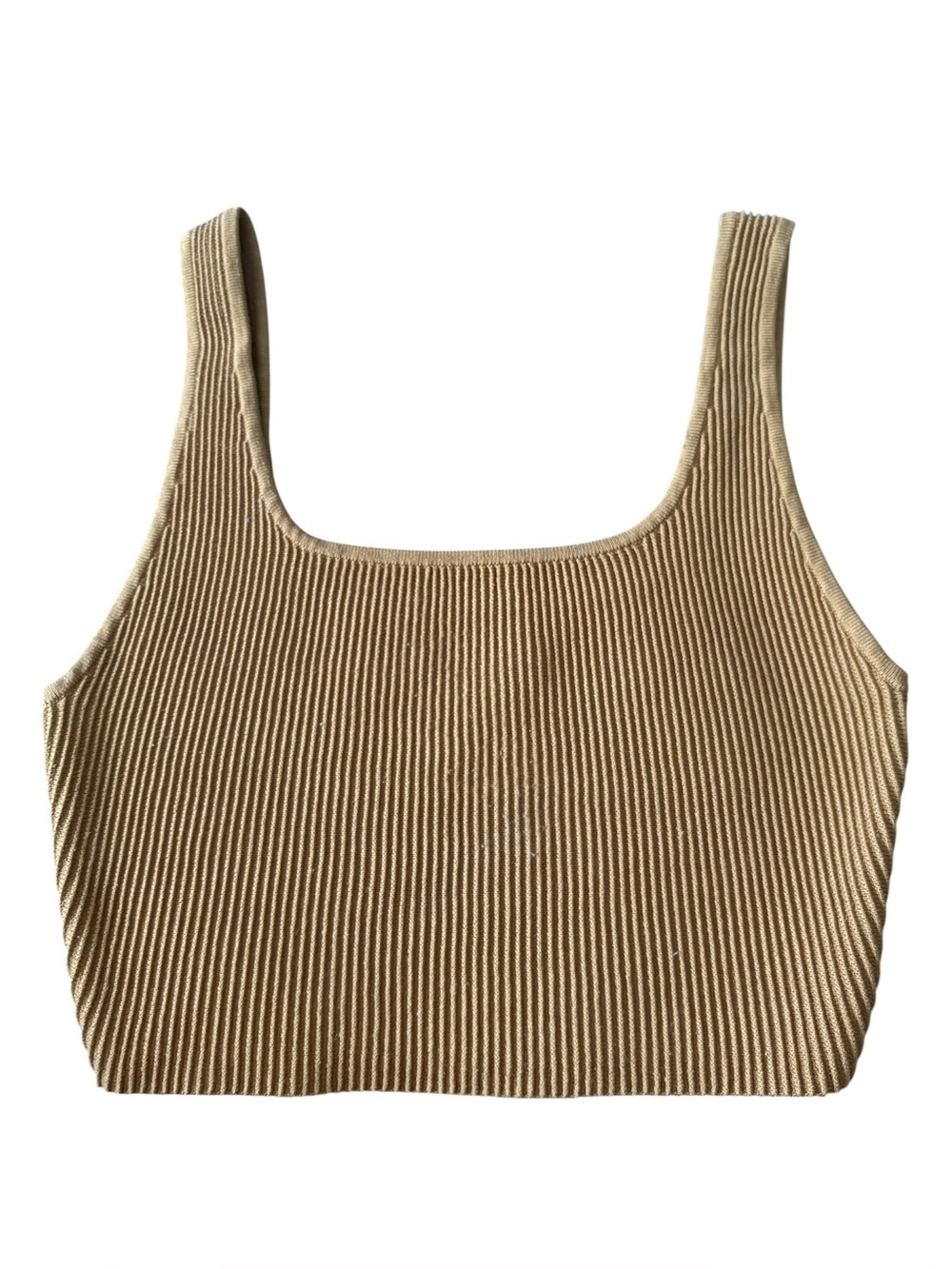Aritzia Babaton Sculpt Knit Squareneck Cropped Tank